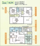 1号棟 間取り図