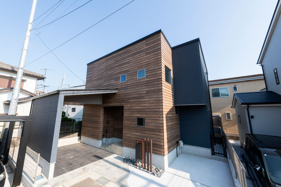 外部も充実したスペース