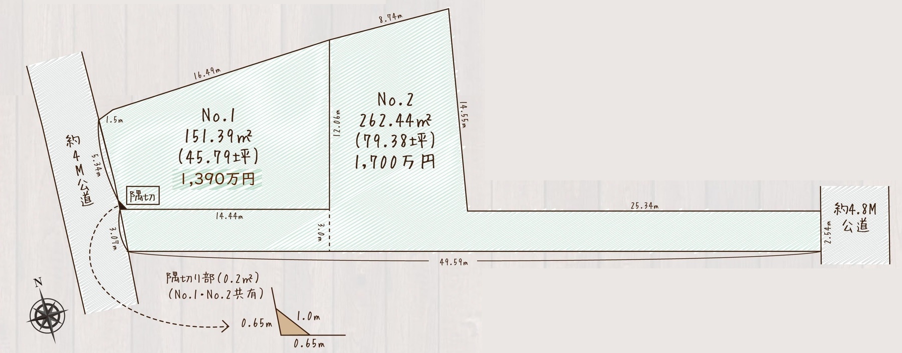 Verde La Me平塚市豊田小嶺全2区画 メインイメージ5